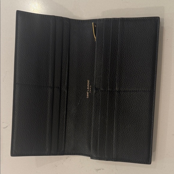 Saint Laurent Black Leather Card Holder - Picture 2 of 5